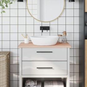 Encimera de baño madera maciza de haya 80x40x2,5 cm de , Encimeras - Ref: Foro24-355988, Precio: 58,23 €, Descuento: %