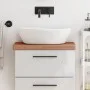 Badezimmerarbeitsplatte aus massivem Buchenholz, 60 x 40 x 4 cm von , Arbeitsplatten - Ref: Foro24-356007, Preis: 68,56 €, Ra...