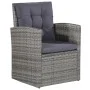 6-teiliges Gartenmöbel-Set und graue synthetische Rattankissen von vidaXL, Gartensets - Ref: Foro24-43960, Preis: 917,66 €, R...