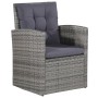 Set de muebles de jardín 6 pzas y cojines ratán sintético gris de vidaXL, Conjuntos de jardín - Ref: Foro24-43960, Precio: 64...