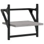 Wall shelves with bars 2 pcs Sonoma gray 30x25x30 cm by , Shelves and shelves - Ref: Foro24-836236, Price: 19,90 €, Discount: %