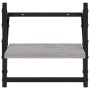 Wandregale mit Stangen 2 Stück Sonomagrau 30x25x30 cm von , Regale und Regale - Ref: Foro24-836236, Preis: 19,90 €, Rabatt: %