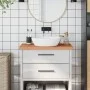 Encimera de baño madera maciza de haya 80x40x4 cm de , Encimeras - Ref: Foro24-356005, Precio: 86,45 €, Descuento: %