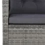 6-teiliges Gartenmöbel-Set und graue synthetische Rattankissen von vidaXL, Gartensets - Ref: Foro24-43960, Preis: 917,66 €, R...