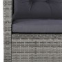 Set de muebles de jardín 6 pzas y cojines ratán sintético gris de vidaXL, Conjuntos de jardín - Ref: Foro24-43960, Precio: 64...
