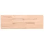 Solid beech wood wall shelf 60x20x4 cm by , Shelves and shelves - Ref: Foro24-356018, Price: 28,70 €, Discount: %