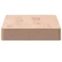 Solid beech wood wall shelf 60x20x4 cm by , Shelves and shelves - Ref: Foro24-356018, Price: 28,70 €, Discount: %