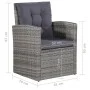 6-teiliges Gartenmöbel-Set und graue synthetische Rattankissen von vidaXL, Gartensets - Ref: Foro24-43960, Preis: 917,66 €, R...