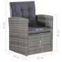 Set de muebles de jardín 6 pzas y cojines ratán sintético gris de vidaXL, Conjuntos de jardín - Ref: Foro24-43960, Precio: 64...