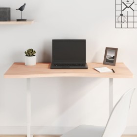 Solid beech wood desk board 100x(45-50)x2.5 cm by , Desk accessories and products - Ref: Foro24-356039, Price: 48,92 €, Disco...