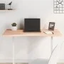 Solid beech wood desk board 100x(45-50)x2.5 cm by , Desk accessories and products - Ref: Foro24-356039, Price: 44,67 €, Disco...