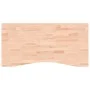 Solid beech wood desk board 100x(45-50)x2.5 cm by , Desk accessories and products - Ref: Foro24-356039, Price: 44,67 €, Disco...