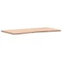 Schreibtischplatte aus massivem Buchenholz, 100 x (45–50) x 2,5 cm von , Schreibtischzubehör und Produkte - Ref: Foro24-35603...