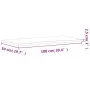 Solid beech wood desk board 100x(45-50)x2.5 cm by , Desk accessories and products - Ref: Foro24-356039, Price: 44,67 €, Disco...