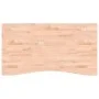 Schreibtischplatte aus massivem Buchenholz, 110 x (55–60) x 4 cm von , Schreibtischzubehör und Produkte - Ref: Foro24-356047,...