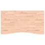 Solid beech wood desk board 110x(55-60)x4 cm by , Desk accessories and products - Ref: Foro24-356047, Price: 83,43 €, Discoun...