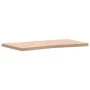 Schreibtischplatte aus massivem Buchenholz, 110 x (55–60) x 4 cm von , Schreibtischzubehör und Produkte - Ref: Foro24-356047,...