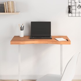 Tablero de escritorio madera maciza de haya 80x(36-40)x4 cm