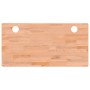 Schreibtischplatte aus massivem Buchenholz, 110 x 55 x 2,5 cm von , Schreibtischzubehör und Produkte - Ref: Foro24-356085, Pr...