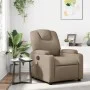 Sillón de masaje reclinable cuero sintético color capuchino de , Sillones - Ref: Foro24-372402, Precio: 266,32 €, Descuento: %