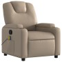 Sillón de masaje reclinable cuero sintético color capuchino de , Sillones - Ref: Foro24-372402, Precio: 220,62 €