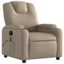 Sillón de masaje reclinable cuero sintético color capuchino de , Sillones - Ref: Foro24-372402, Precio: 266,32 €, Descuento: %