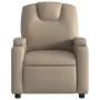 Sillón de masaje reclinable cuero sintético color capuchino de , Sillones - Ref: Foro24-372402, Precio: 266,32 €, Descuento: %