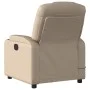 Sillón de masaje reclinable cuero sintético color capuchino de , Sillones - Ref: Foro24-372402, Precio: 266,32 €, Descuento: %