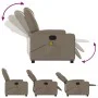 Sillón de masaje reclinable cuero sintético color capuchino de , Sillones - Ref: Foro24-372402, Precio: 266,32 €, Descuento: %