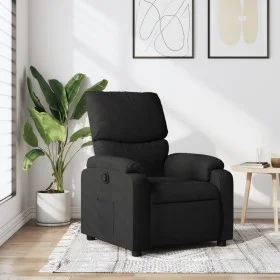 Black fabric recliner by , Armchairs - Ref: Foro24-373412, Price: 196,60 €, Discount: %