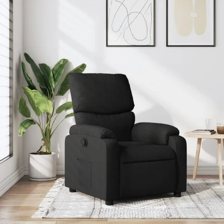 Black fabric recliner by , Armchairs - Ref: Foro24-373412, Price: 196,60 €, Discount: %