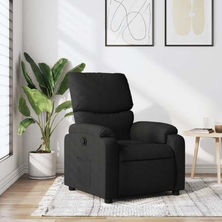 Sillón reclinable de tela negro de , Sillones - Ref: Foro24-373412, Precio: 199,70 €