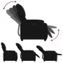 Black fabric recliner by , Armchairs - Ref: Foro24-373412, Price: 196,60 €, Discount: %
