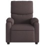 Dark Brown Fabric Reclining Massage Chair by , Armchairs - Ref: Foro24-373427, Price: 263,83 €, Discount: %