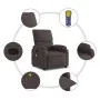 Sillón de masaje reclinable de tela marrón oscuro de , Sillones - Ref: Foro24-373427, Precio: 258,88 €, Descuento: %