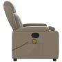 Cappuccino-colored synthetic leather reclining massage chair by , Armchairs - Ref: Foro24-372440, Price: 248,00 €, Discount: %