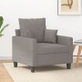 Taupegrauer Stoffsessel 60 cm von , Sofas - Ref: Foro24-359258, Preis: 160,39 €, Rabatt: %