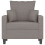 Taupegrauer Stoffsessel 60 cm von , Sofas - Ref: Foro24-359258, Preis: 160,39 €, Rabatt: %