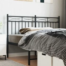 Kopfteil aus schwarzem Metall, 135 cm von , Kopf- und Fußteile - Ref: Foro24-373723, Preis: 37,17 €, Rabatt: %