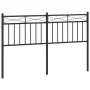 Cabecero de metal negro 135 cm de , Cabeceros y pies de cama - Ref: Foro24-373723, Precio: 37,17 €, Descuento: %