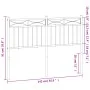 Cabecero de metal negro 135 cm de , Cabeceros y pies de cama - Ref: Foro24-373723, Precio: 37,17 €, Descuento: %