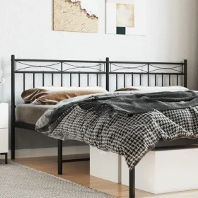 Kopfteil aus schwarzem Metall, 193 cm von , Kopf- und Fußteile - Ref: Foro24-373728, Preis: 33,06 €, Rabatt: %