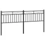 Kopfteil aus schwarzem Metall, 193 cm von , Kopf- und Fußteile - Ref: Foro24-373728, Preis: 33,06 €, Rabatt: %