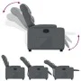 Gray Faux Leather Recliner by , Armchairs - Ref: Foro24-372468, Price: 208,79 €, Discount: %