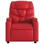 Sillón de masaje reclinable cuero sintético rojo de , Sillones - Ref: Foro24-372477, Precio: 202,64 €, Descuento: %