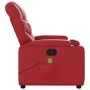Sillón de masaje reclinable cuero sintético rojo de , Sillones - Ref: Foro24-372477, Precio: 202,64 €, Descuento: %