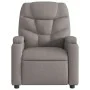 Sillón de masaje reclinable de tela gris taupé de , Sillones - Ref: Foro24-372461, Precio: 221,95 €, Descuento: %