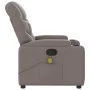 Sillón de masaje reclinable de tela gris taupé de , Sillones - Ref: Foro24-372461, Precio: 221,95 €, Descuento: %