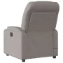 Sillón de masaje reclinable de tela gris taupé de , Sillones - Ref: Foro24-372461, Precio: 221,95 €, Descuento: %