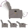 Sillón de masaje reclinable de tela gris taupé de , Sillones - Ref: Foro24-372461, Precio: 221,95 €, Descuento: %